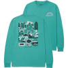 Parks Project California Dreaming Long Sleeve Tee in Green