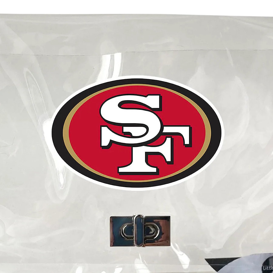 49ers Clear Envelope Purse alternate view