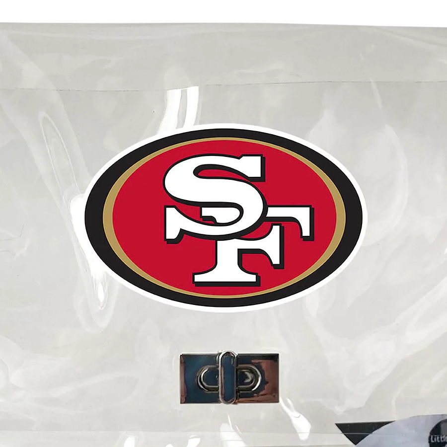 49ers Clear Envelope Purse - Main Image