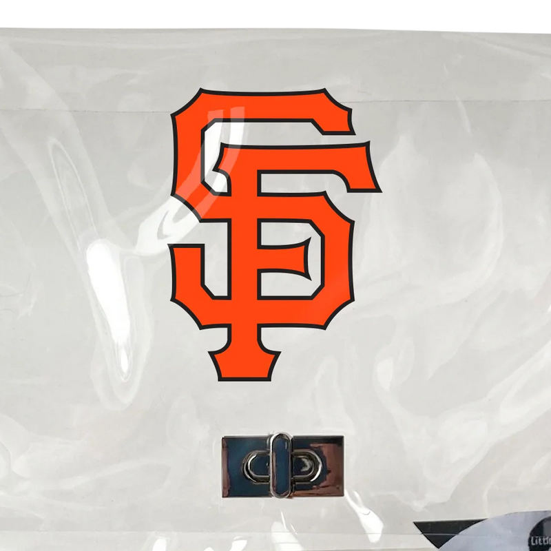 Giants Clear Envelope Purse, Little Earth Giants Clear Envelope Purse team logo