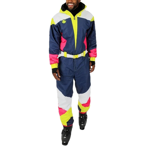 Men's Neon Knockout Ski Suit