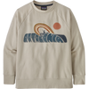 Patagonia Youth Lightweight Crew Sweatshirt in Rainbow Rail/Pumice