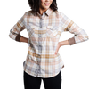Kuhl Women's Tess Flannel Long Sleeve Shirt in Rose Quartz