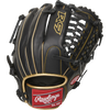 Rawlings R9 Series 11.75" Infield/Pitcher's Trap-Eze Web Glove in Black