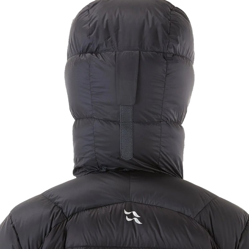 Women's Neutrino Pro Down Jacket, Rab Women's Neutrino Pro Down Jacket back of hood