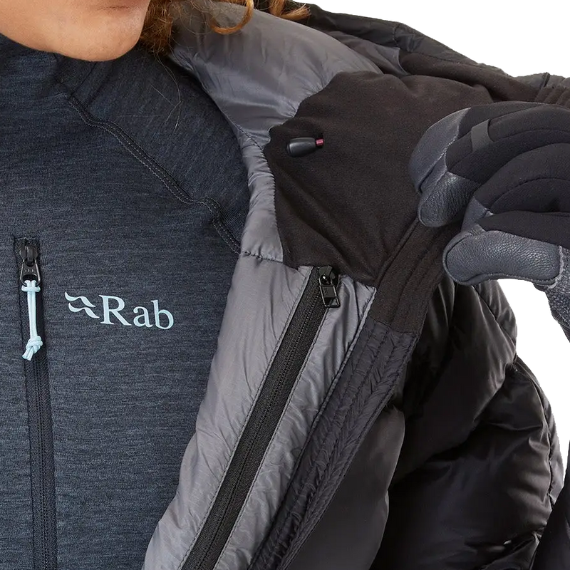 Women's Neutrino Pro Down Jacket, Rab Women's Neutrino Pro Down Jacket collar