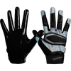 Cutters Rev Pro 3.0 Chrome Iridescent Receiver Gloves in Black/Silver Chrome