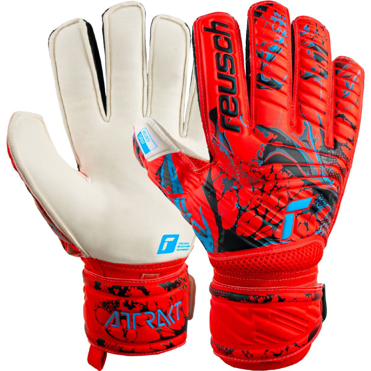 Reusch goalkeeper top gloves fingersave