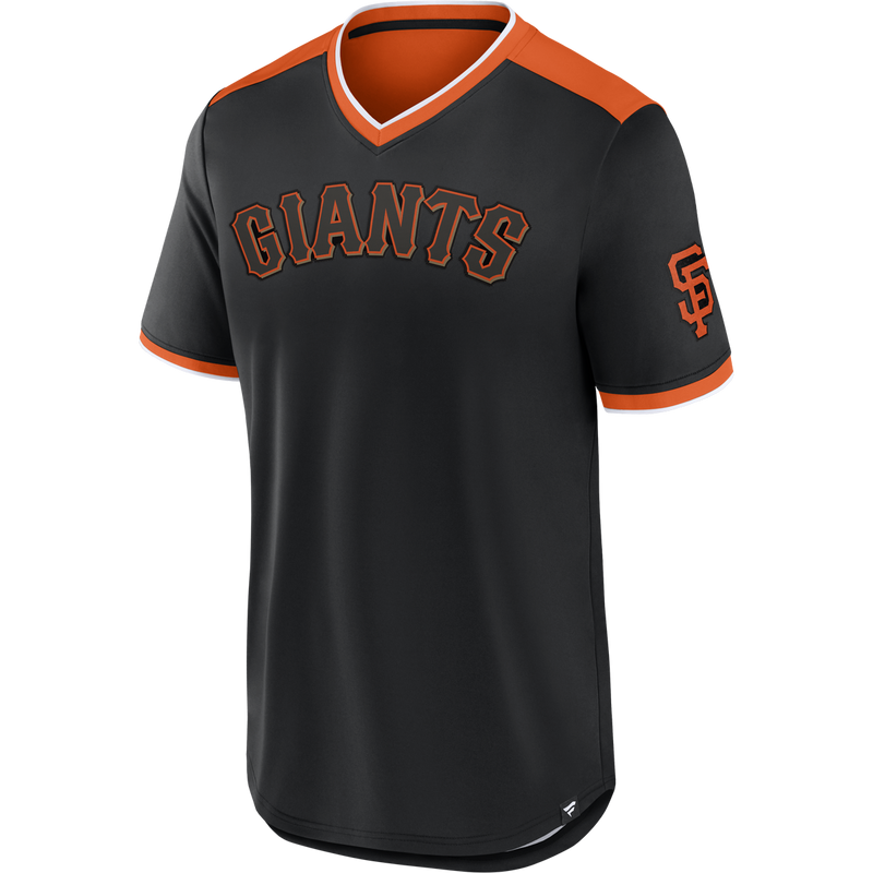 Men's Giants Fundamentals Poly Walk Off Short Sleeve