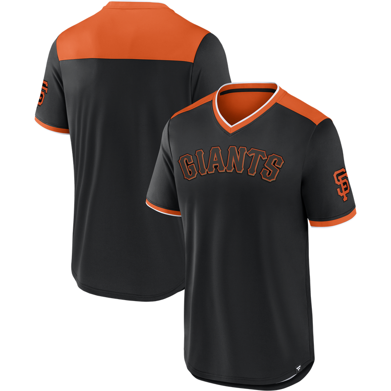 Men's Giants Fundamentals Poly Walk Off Short Sleeve