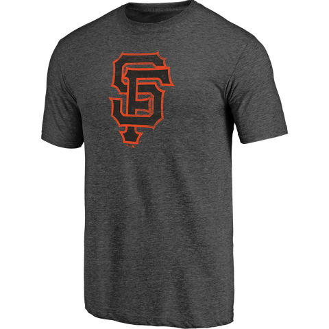 Men's Giants Triblend Logo Short Sleeve
