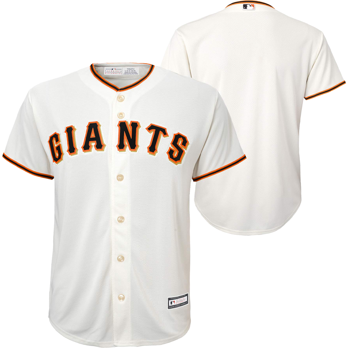 Youth Giants Sanitized Home Jersey – Sports Basement