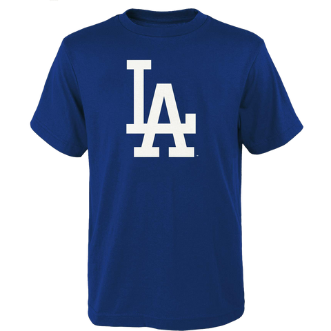 Youth Dodgers Primary Logo Short Sleeve Tee