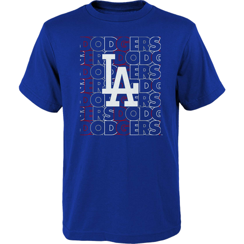Youth Dodgers Letterman Tee
