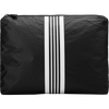 ALOHA Collection Linen Stripes Mid Pouch Mid Pouch in White on Black