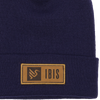 Ibis Leather Name Patch Beanie patch detail