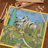 Parks Project Our National Parks Coloring Book front with colored pencils
