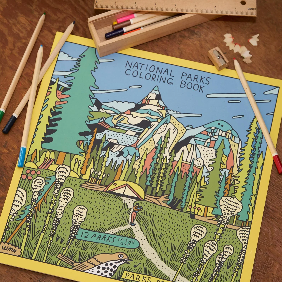 Our National Parks Coloring Book alternate view