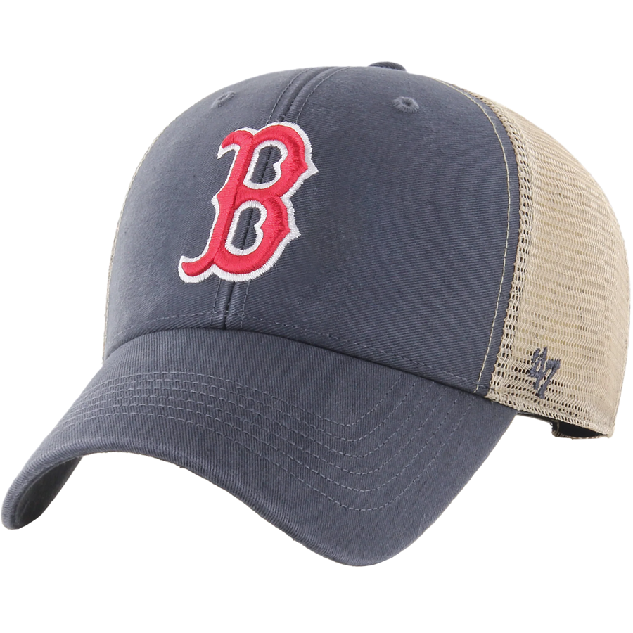 Boston Red Sox '47 Flagship Wash MVP Trucker Snapback Hat – Navy