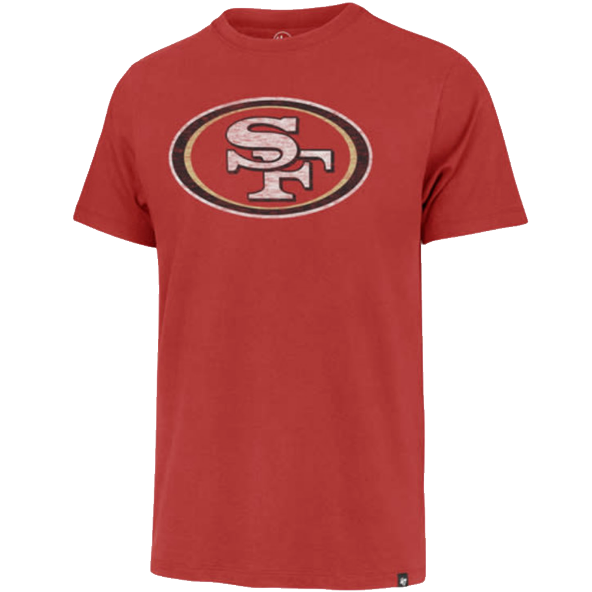 NFL San Francisco 49ers Women's Primary Antique Long Sleeve Crew Fleece  Sweartshirt - S