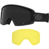 Giro Semi Goggle in Black Mica + Ultra Black and Yellow