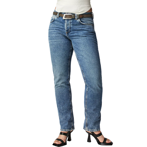 Women's CRVY Siren Low-Rise Straight Jeans