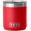 Yeti Rambler 10 oz Stackable Lowball w/ Magslider Lid in Rescue Red