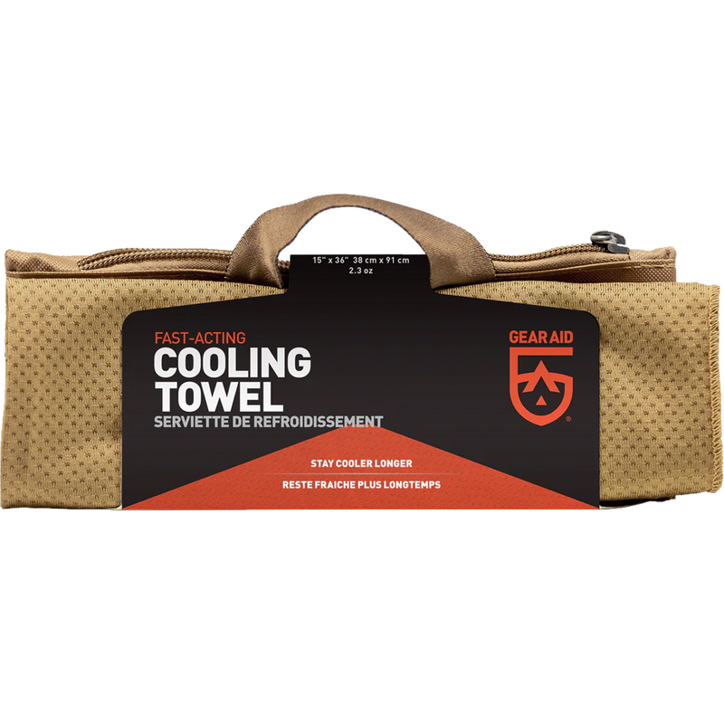 Cooling Towel, Gear Aid Cooling Towel in packaging