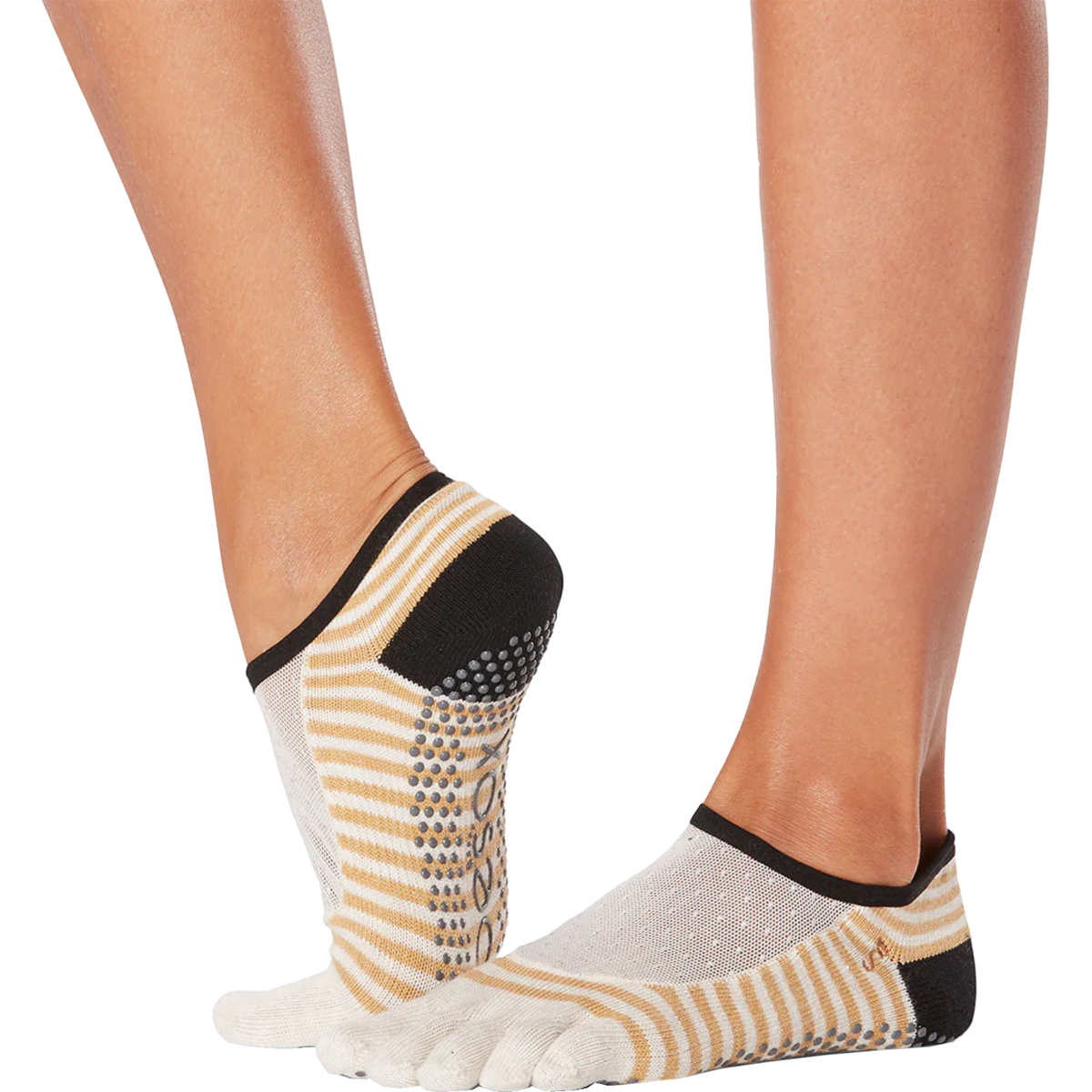 ToeSox Grip Pilates Barre Socks – Non Slip Ankle Full Toe for Yoga & Ballet