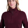 Kuhl Women's Norda 1/4 Zip Sweater neck