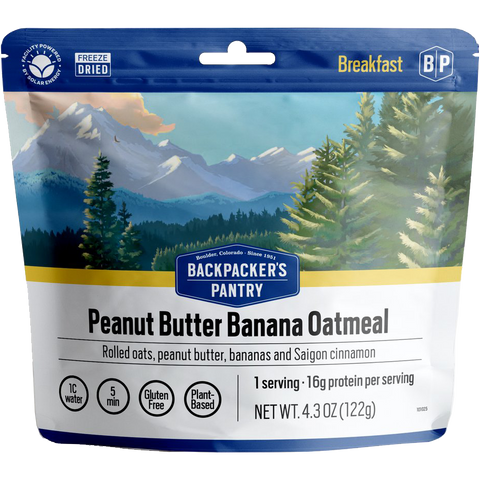 Peanut Butter & Banana Oatmeal (1 Serving)