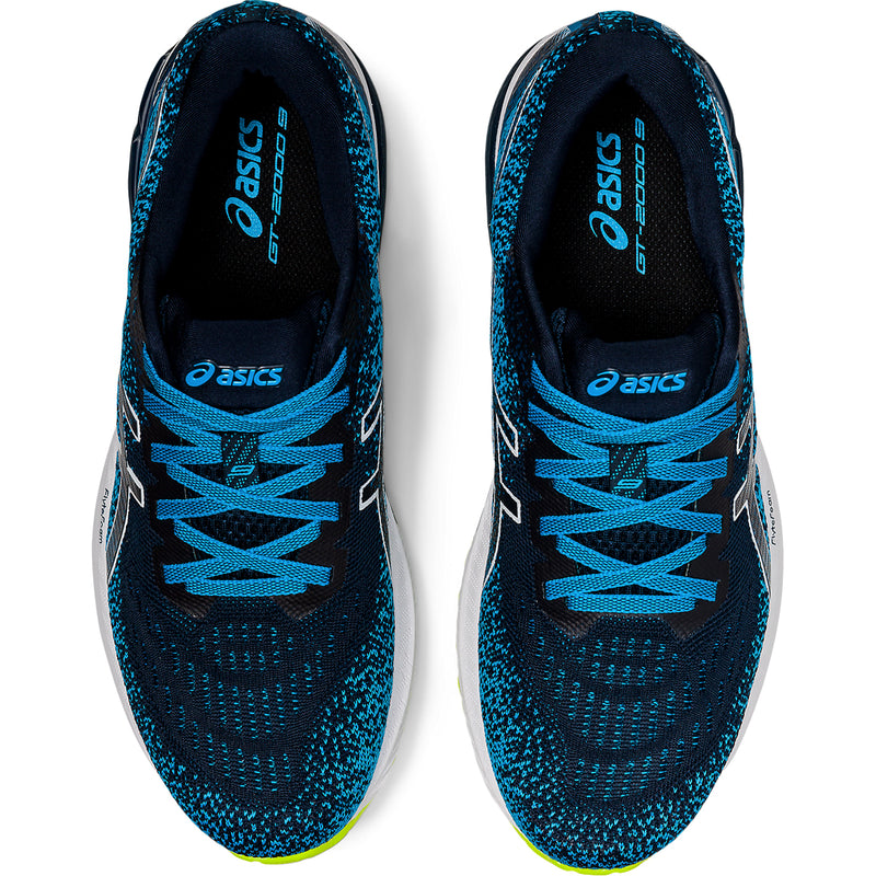 Men's GT-2000 9 Knit, Asics Men's GT-2000 9 Knit 400-French Blue/White
