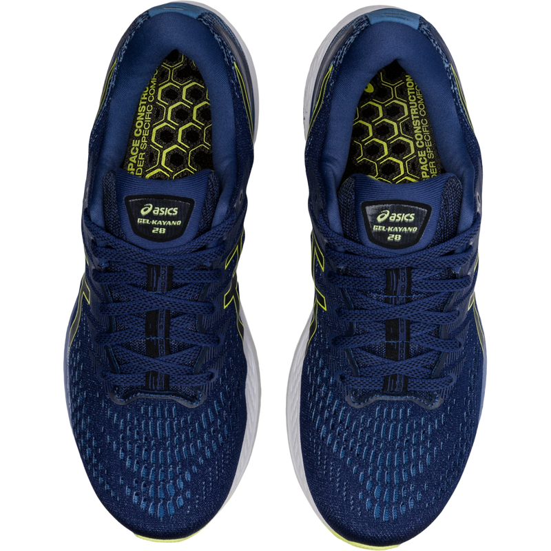 Men's GEL-Kayano 28, Asics Men's GEL-Kayano 28 401-Thunder Blue/Yellow