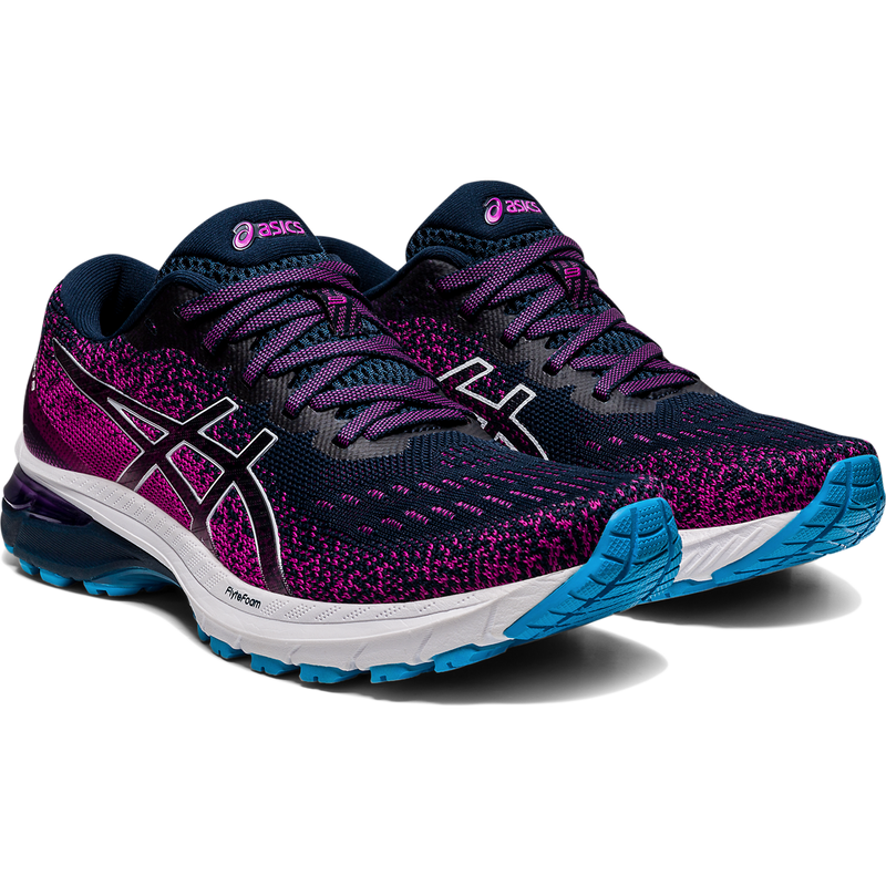 Women's GT-2000 9 Knit, Asics Women's GT-2000 9 Knit 400-French Blue/White