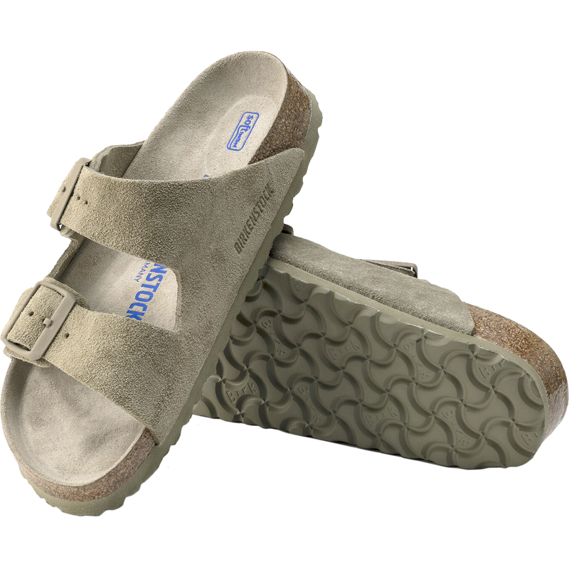 Women's Arizona Soft Footbed - Medium/Narrow, Birkenstock Women's Arizona Soft Footbed - Medium/Narrow Faded Khaki