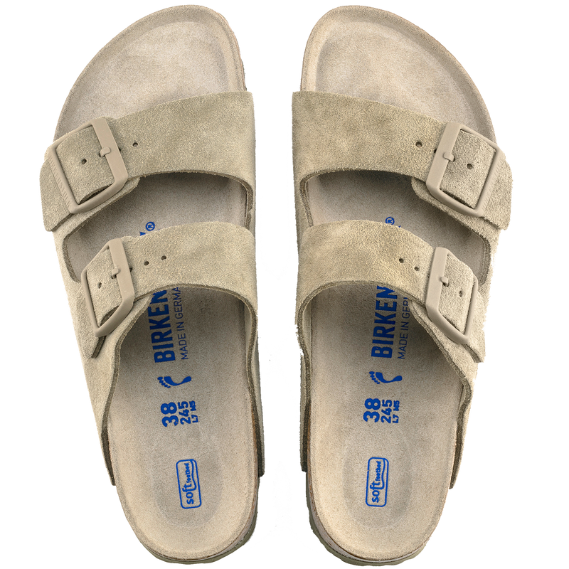 Women's Arizona Soft Footbed - Medium/Narrow, Birkenstock Women's Arizona Soft Footbed - Medium/Narrow Faded Khaki