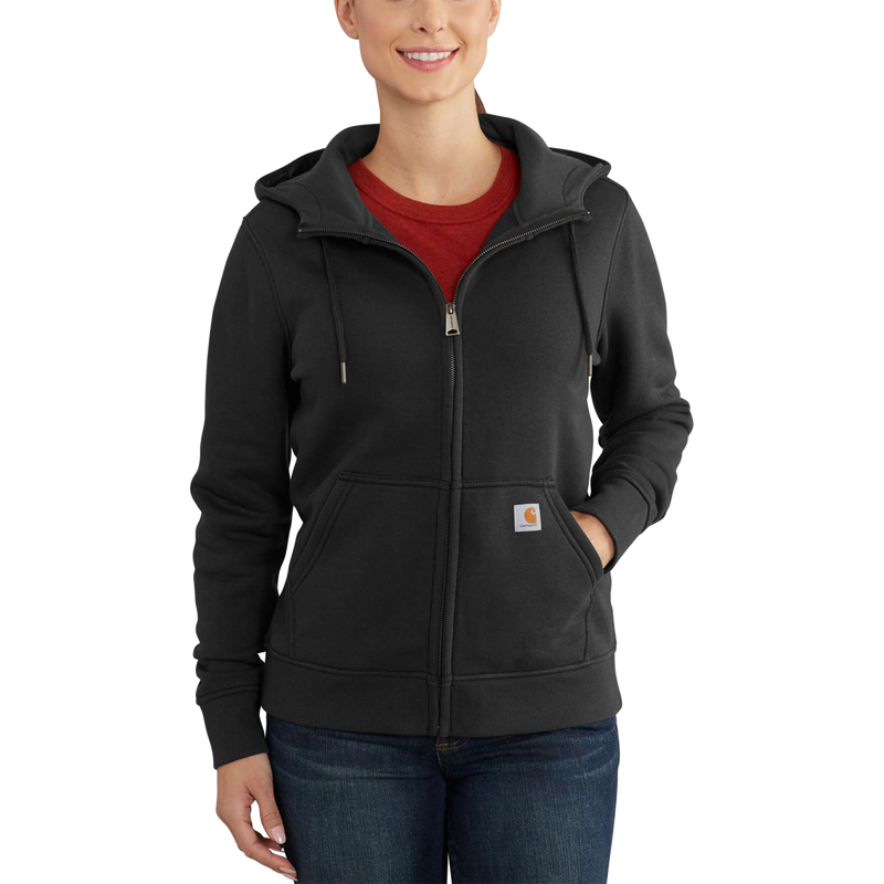 Women's Relaxed Fit Midweight Full-Zip Sweatshirt, Featured Image
