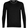 Icebreaker Men's Shearer Crewe Sweater 257-Black/Gritstone Heather