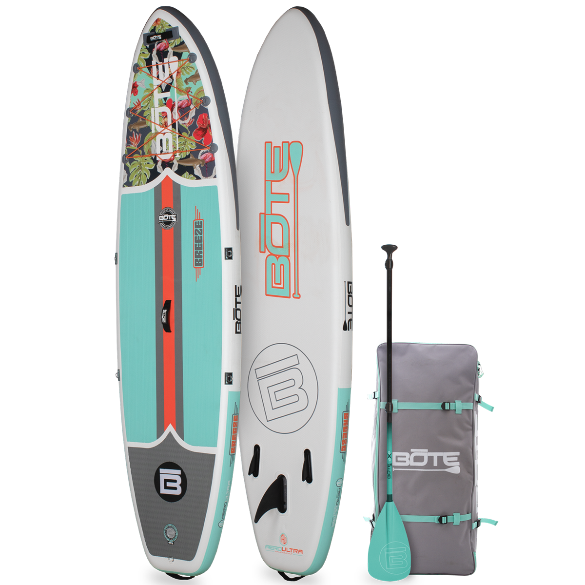 Breeze Aero Inflatable Paddle Board 10‚Äô8‚Äù - Native Floral Jaws alternate view