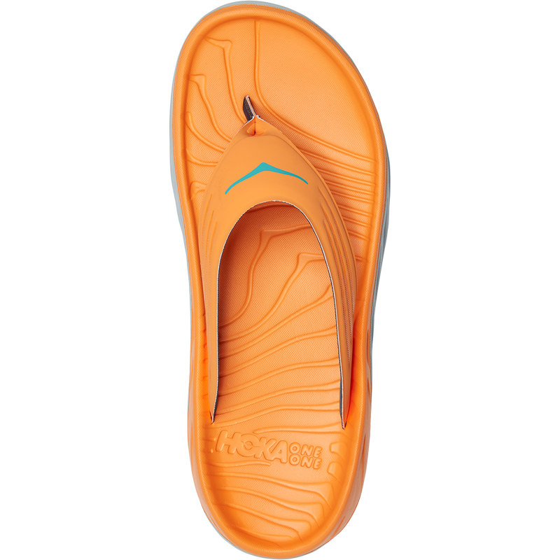 Men's Ora Recovery Flip 2, Hoka One One Men's Ora Recovery Flip 2 Blazing Orange/Lunar Rock