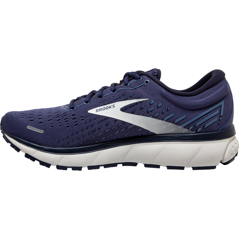 Men's Ghost 13, Brooks Men's Ghost 13 161-White/Grey/Cobalt