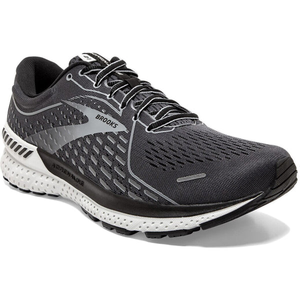 Men's Adrenaline GTS 21 - 2E, Brooks Men's Adrenaline GTS 21 - 2E 093-Blackened Pearl/Black/Grey