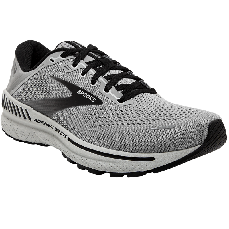 Men's Adrenaline GTS 22 - 2E, Brooks Men's Adrenaline GTS 22 - 2E 012-Alloy/Grey/Black