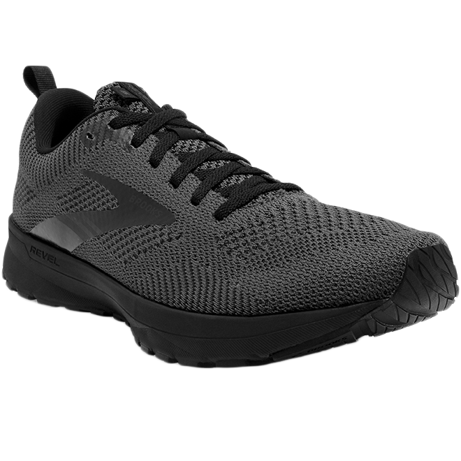 Men's Revel 5, Brooks Men's Revel 5 038-Black/Ebony/Black