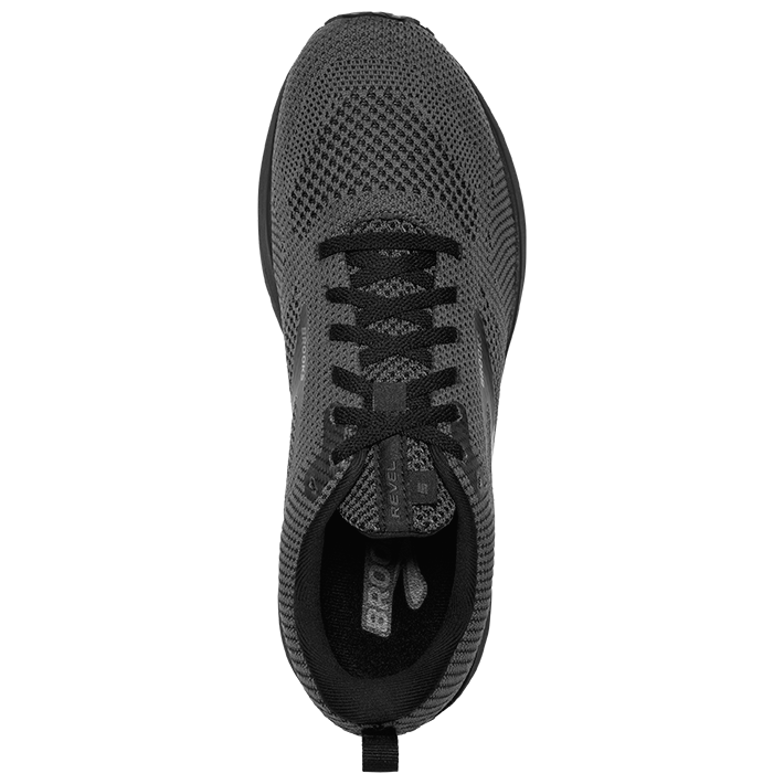 Men's Revel 5, Brooks Men's Revel 5 038-Black/Ebony/Black