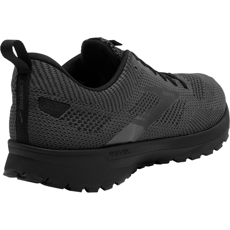 Men's Revel 5, Brooks Men's Revel 5 038-Black/Ebony/Black