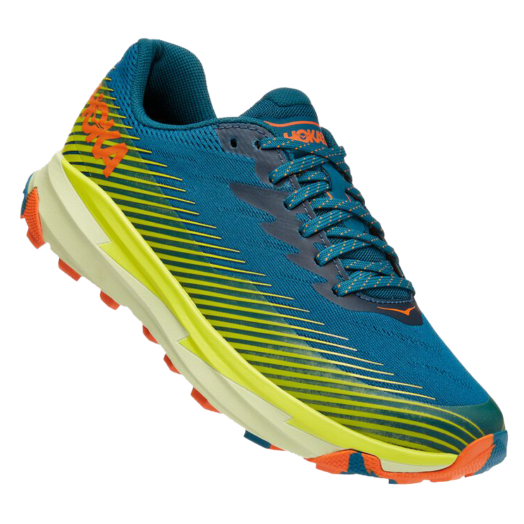 Men's Torrent 2, Hoka Men's Torrent 2 BCEP-Blue Coral/Primrose Alt View Toe Box