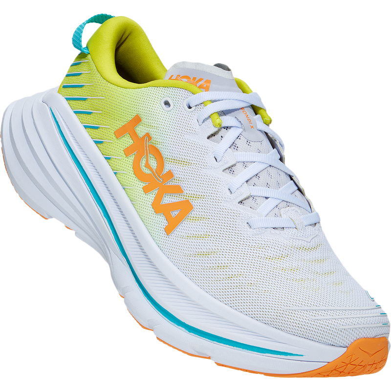 Men's Bondi X, Hoka One One Men's Bondi X White/Evening Primrose