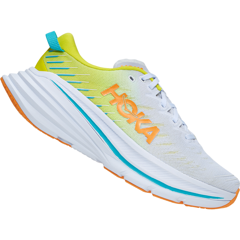 Men's Bondi X, Hoka One One Men's Bondi X White/Evening Primrose