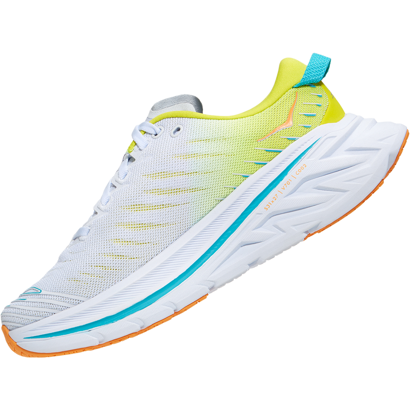 Women's Bondi X, Hoka One One Women's Bondi X White/Evening Primrose